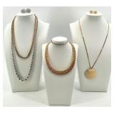 Monet & Napier Vintage Costume Jewelry with Necklaces and Earrings