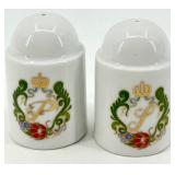 Porsgrund Norway Porcelain Tableware Set with Cherub and Floral Designs