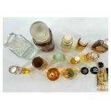 Collection of Vintage Mini Perfume Bottles and Vials