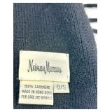 Neiman Marcus 100% Cashmere Black Fringe Scarf One Size