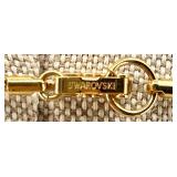Swarovski Gold-Tone Heart Crystal Pendant Necklace with Pouch