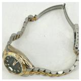 Faux Rolex Oysterquartz Day-Date Two-Tone Ladies Watch