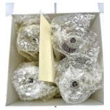 Lenox Holiday Gems Ruby Balloons Set of 4 Wine Glasses in Box #1