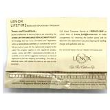 Lenox Holiday Gems Ruby Balloons Set of 4 Wine Glasses in Box #1