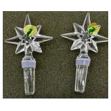 Waterford Crystal Star Bottle Stoppers Set in Box (1 of 4)