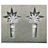 Waterford Crystal Star Wine Bottle Stoppers in Box Set of 2 (4 of 4)