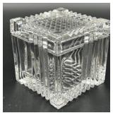 NIB Marquel Silverplate Cosmetic Brush Collection with Velvet Roll Bag and 2 Glass Storage Boxes