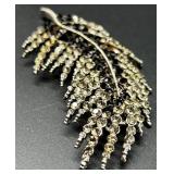 Set of 3 Decorative Costume Brooch Pins - Mask, Leaf, and Flower Designs