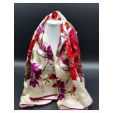 Set of 3 Silk Scarves with Floral and Ombre Designs by Ellen Tracy, Anne Klein and more