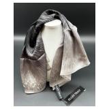 Set of 3 Silk Scarves with Floral and Ombre Designs by Ellen Tracy, Anne Klein and more