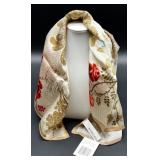Set of 3 Silk Scarves with Floral and Ombre Designs by Ellen Tracy, Anne Klein and more