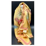 Set of 3 Designer Silk Scarves by April Cornell and Echo