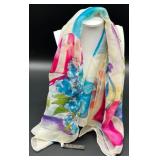 Set of 3 Designer Silk Scarves by April Cornell and Echo