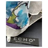 Set of 3 Designer Silk Scarves by April Cornell and Echo