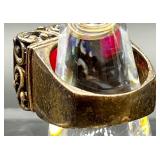 Collection of Fashion Statement Rings Including Marshall Field