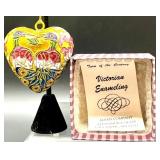 Victorian Enameled Heart Pendant, Amethyst Jewelry, and Brooch Collection