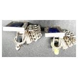 Vintage Cufflinks and Tie Clips Collection - Mixed Styles and Finishes