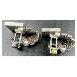 Vintage Cufflinks and Tie Clips Collection - Mixed Styles and Finishes