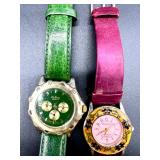 Assorted Collection of Vintage and Modern Wristwatches with Extra Bands