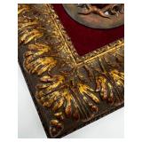 Framed Medusa Relief Plaque with Ornate Gilded Frame by Nash Frame Design