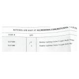 Hinkley Lighting Union 3-Light Bath Bar, Brushed Nickel, Set of 2 - NIB