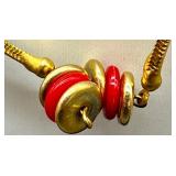 Collection of Assorted Costume Jewelry Necklaces and Earrings with Shell and Abalone Accents
