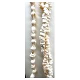 Collection of Assorted Costume Jewelry Necklaces and Earrings with Shell and Abalone Accents