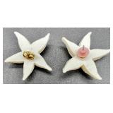 Collection of Assorted Costume Jewelry Necklaces and Earrings with Shell and Abalone Accents