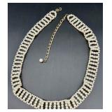 Collection of Vintage and Modern Fashion Belts and Necklaces