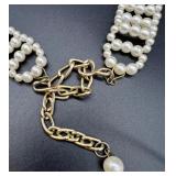 Collection of Vintage and Modern Fashion Belts and Necklaces