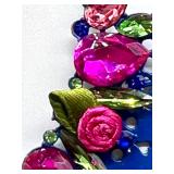 Vintage Costume Jewelry Collection: Beaded Necklaces, Brooches, and Clip-On and Pierced Earrings. Featuring Betsy Johnson Necklace