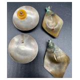 Collection of Vintage and Statement Clip-On Earrings Assorted Styles and Materials