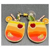 Collection of Vintage and Statement Clip-On Earrings Assorted Styles and Materials