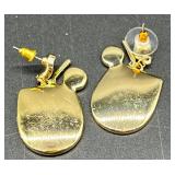Collection of Vintage and Statement Clip-On Earrings Assorted Styles and Materials