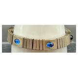 Beaded Jewelry Set with Multistrand Necklaces, Bracelets and Clip-On Earrings