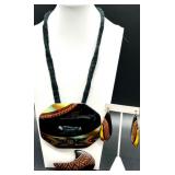 Lumad Handmade Necklace and Earring Set from Philippines