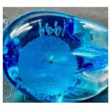 Vintage Collection of Decorative Glass Bluebirds of Happiness, Figures, Powder Box and Vases Collection Featuring -Royal Doulton, Rosenthal Germany, Wedgwood and Lefton