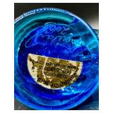 Vintage Collection of Decorative Glass Bluebirds of Happiness, Figures, Powder Box and Vases Collection Featuring -Royal Doulton, Rosenthal Germany, Wedgwood and Lefton