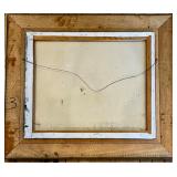 Framed Signed Winter Mountain Landscape Oil Painting by Bob Kyle