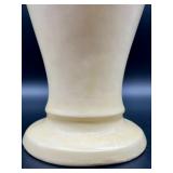 Vintage Syringa Ivory Art Deco Style Ceramic Vase with Double Handles