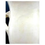 Vintage Syringa Ivory Art Deco Style Ceramic Vase with Double Handles