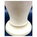Vintage Syringa Ivory Art Deco Style Ceramic Vase with Double Handles