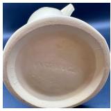 Vintage Syringa Ivory Art Deco Style Ceramic Vase with Double Handles