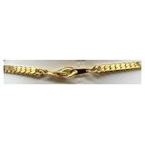 Set of 3 Gold-Plated Jewelry Chains Including 14KGP Necklace and Bracelet