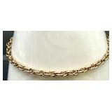 Set of 3 Gold-Plated Jewelry Chains Including 14KGP Necklace and Bracelet