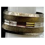 10K Gold-Filled Band Ring and 4 Assorted Sterling Silver CZ Stud Earrings and Sterling Silver Bracelets