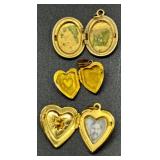 Mystery Vintage Jewelry Lot with Lockets, Chains, and Charms