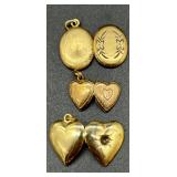 Mystery Vintage Jewelry Lot with Lockets, Chains, and Charms