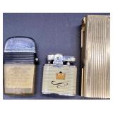 Collection of Vintage Watches, Cigarette Lighters, and Pocketknives