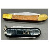 Collection of Vintage Watches, Cigarette Lighters, and Pocketknives